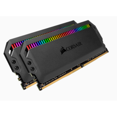 Пам'ять для настільних комп'ютерів Corsair 32GB (2x16GB) DDR4 3600MHz Dominator Platinum RGB (CMT32GX4M2D3600C18)