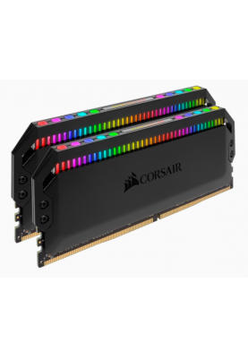 Пам'ять для настільних комп'ютерів Corsair 32GB (2x16GB) DDR4 3600MHz Dominator Platinum RGB (CMT32GX4M2D3600C18)