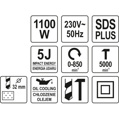 Перфоратор YATO YT-82123