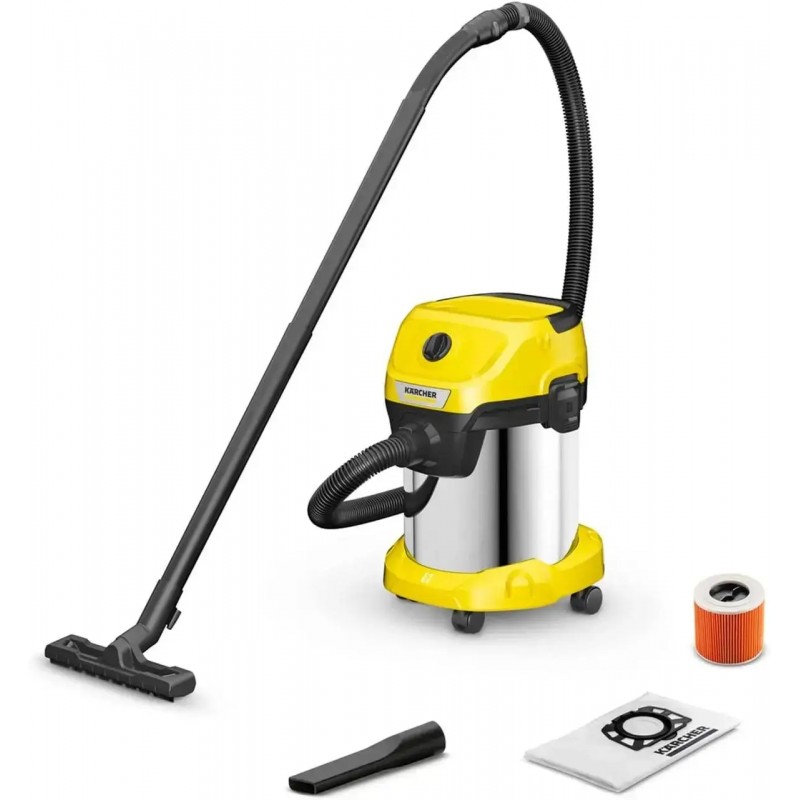 Професійний пилосос Karcher WD 3 S Premium inox (1.628-135.0)