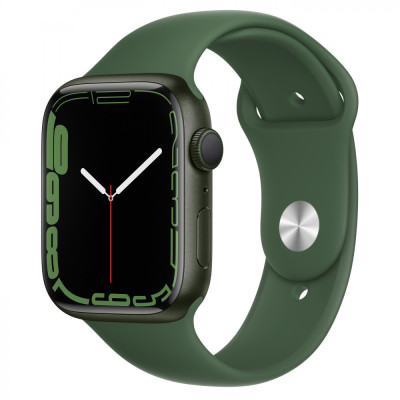 Смарт-годинник Apple Watch Series 7 GPS 45mm Green Aluminum Case With Green Sport Band (MKN73)