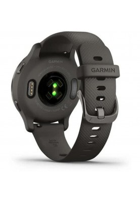 Смарт-годинник Garmin Venu 2S Slate Bezel with Graphite Case and Silicone Band (010-02429-10)