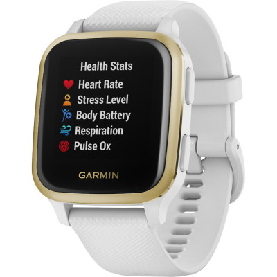 Смарт-годинник Garmin Venu Sq White/Light Gold (010-02427-11)