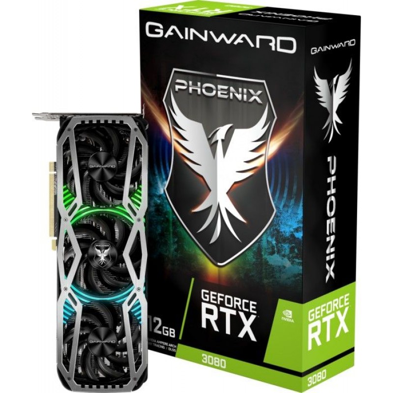 Відеокарта Gainward GeForce RTX 3080 Phoenix 12GB GDDR6 (471056224-3024)