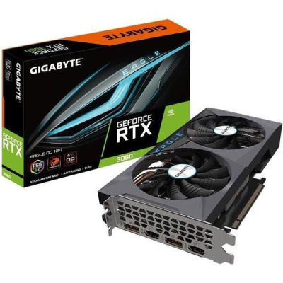 Відеокарта GIGABYTE GeForce RTX 3060 EAGLE OC 12G rev. 2.0 (GV-N3060EAGLE OC-12GD rev.2.0)