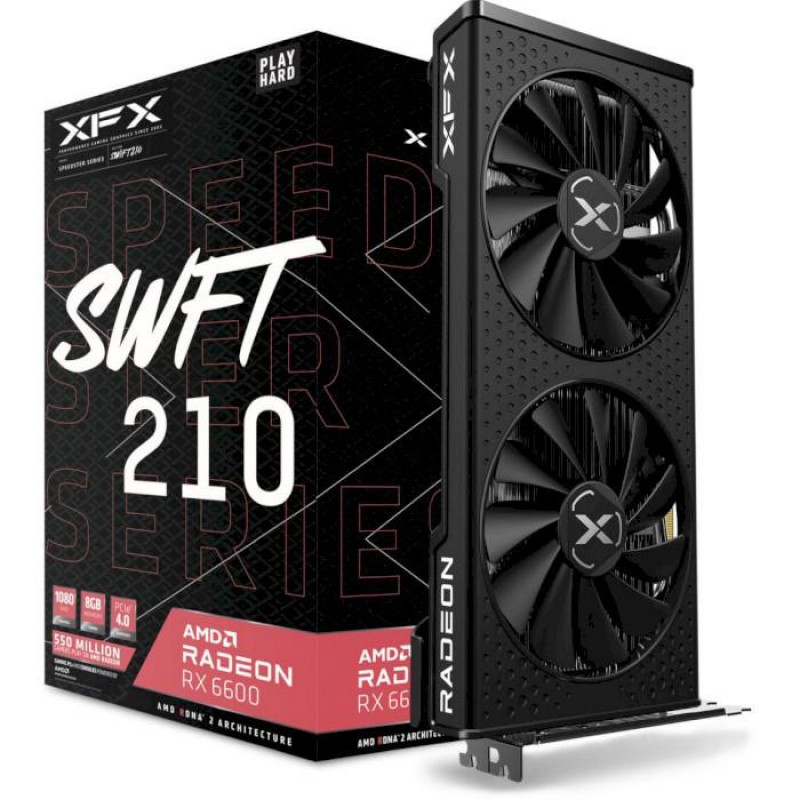 Відеокарта XFX Radeon RX 6600 Speedster SWFT 210 (RX-66XL8LFDQ)