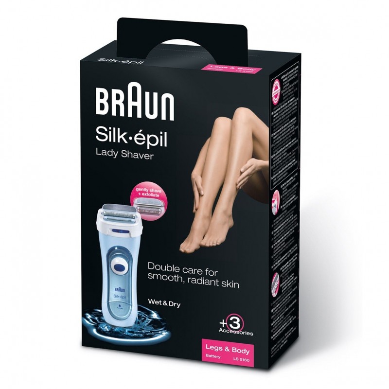 Електробритва жіноча Braun Silk-epil Lady Shaver 5160 (LS5160)