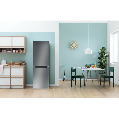 Холодильник із морозильною камерою Indesit LI7 SN1E X