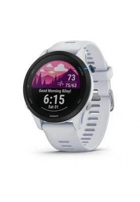 Смарт-годинник Garmin Forerunner 255 Music Whitestone (010-02641-21/31)