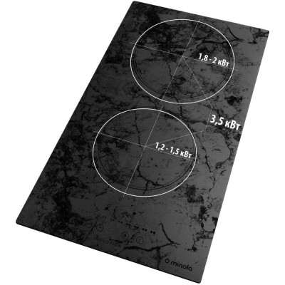 Варильна поверхня електрична Minola MIS 3077 KMR