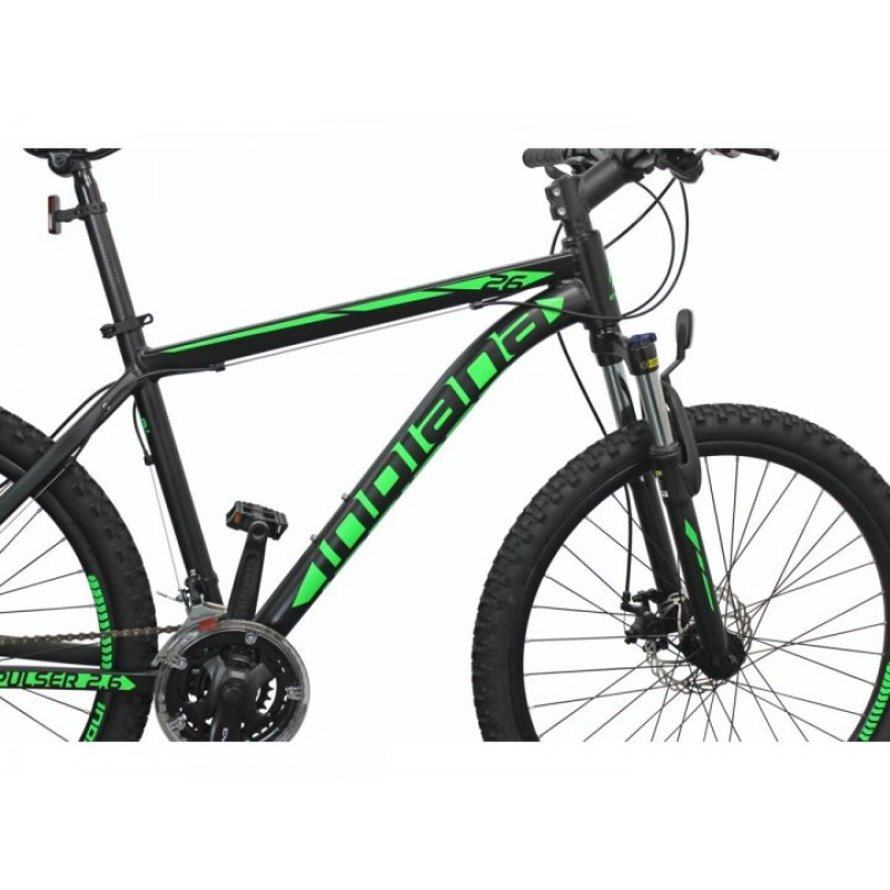 Велосипед чоловічий INDIANA X-Pulser 2.6 M15 26" Black/Green