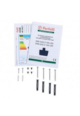 Витяжка похила Perfelli DNS 6252 D 700 SG LED