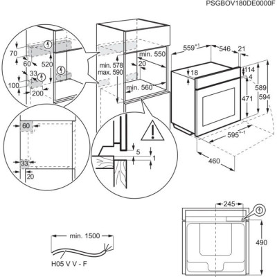 Духовка електрична Electrolux KODEC75X