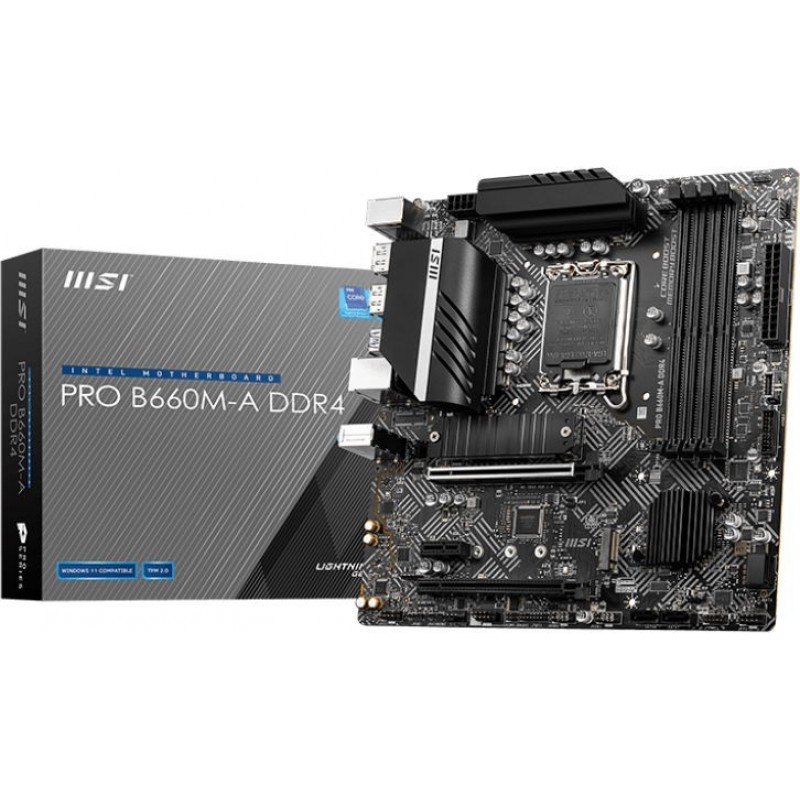 Материнська плата MSI PRO B660M-A DDR4