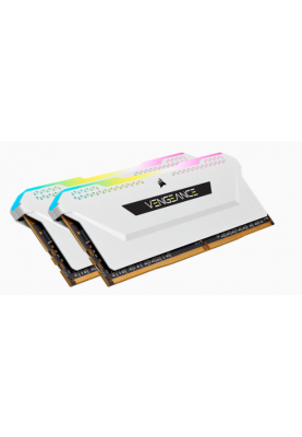 Оперативна пам'ять Corsair 32GB (2x16GB) DDR4 3200MHz Vengeance RGB PRO SL White (CMH32GX4M2E3200C16W)