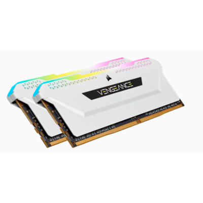 Оперативна пам'ять Corsair 32GB (2x16GB) DDR4 3200MHz Vengeance RGB PRO SL White (CMH32GX4M2E3200C16W)
