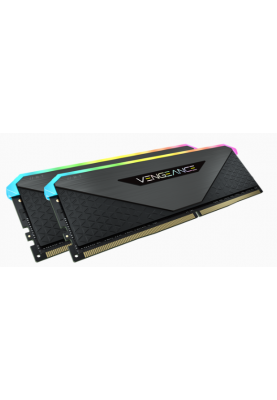 Оперативна пам'ять Corsair 32 GB (2x16GB) DDR4 3600 MHz Vengeance RGB RT Black (CMN32GX4M2Z3600C16)