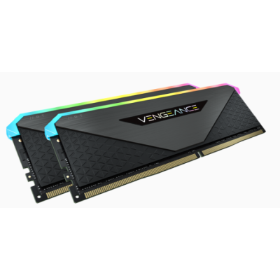 Оперативна пам'ять Corsair 32 GB (2x16GB) DDR4 3600 MHz Vengeance RGB RT Black (CMN32GX4M2Z3600C16)