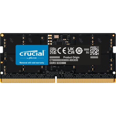Пам'ять для ноутбуків Crucial 16 GB SO-DIMM DDR5 4800 MHz (CT16G48C40S5)