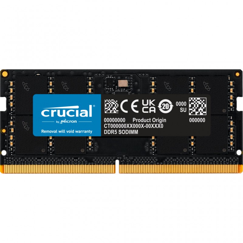 Пам'ять для ноутбуків Crucial 32 GB SO-DIMM DDR5 4800 MHz (CT32G48C40S5)