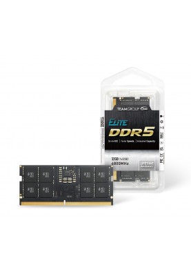 Пам'ять для ноутбуків TeamGroup 16 GB SO-DIMM DDR5 4800 MHz (TED516G4800C40-S01)