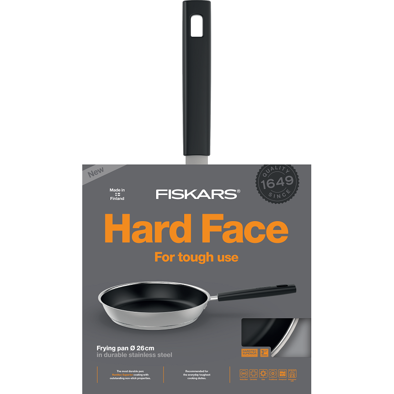 Сковорода звичайна Fiskars Hard Face Steel (1052246)