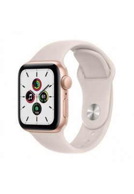 Смарт-годинник Apple Watch GPS SE 40mm Gold Aluminum Case w. Starlight S. Band (MKQ03)