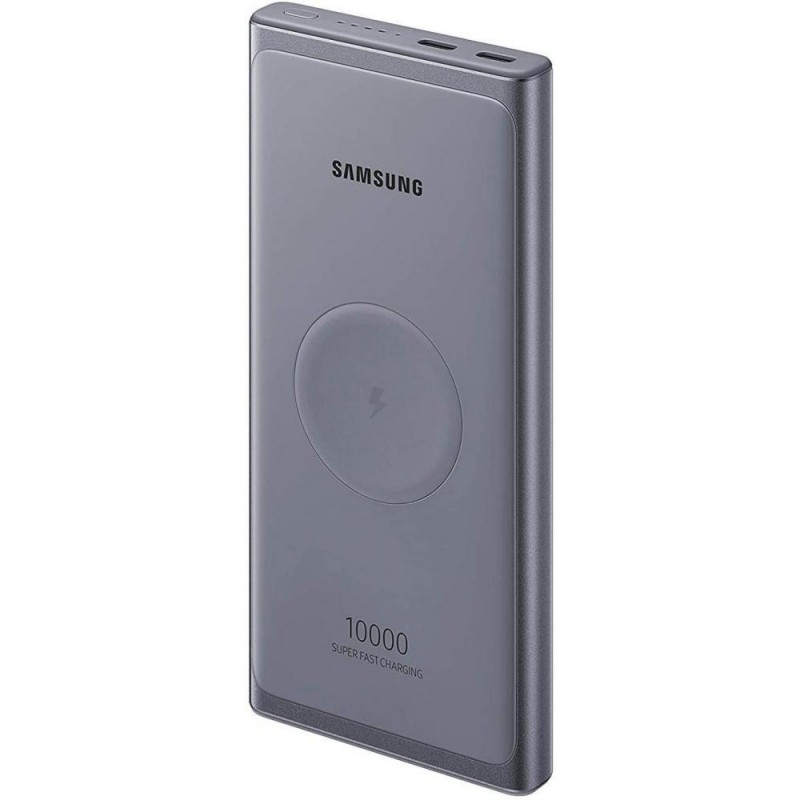 Зовнішній акумулятор (Power Bank) Samsung Wireless 10000 mAh Grey (EB-U3300XJEGEU)