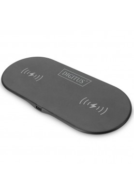 Бездротовий зарядний пристрій Digitus Wireless Charging, Pad, Duo, 15W (DA-10082)