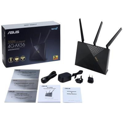 Бездротовий маршрутизатор (роутер) ASUS 4G-AX56 Бездротовий маршрутизатор (роутер) ASUS 4G-AX56