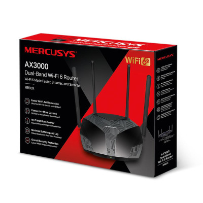 Бездротовий маршрутизатор (роутер) Mercusys MR80X