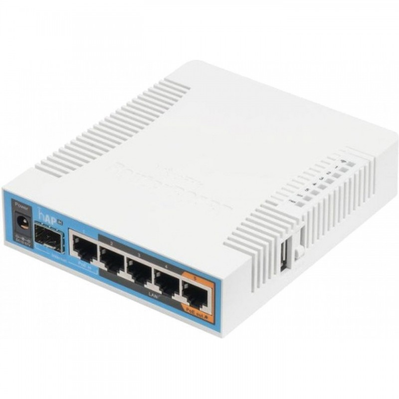 Бездротовий маршрутизатор (роутер) Mikrotik hAP ac (RB962UiGS-5HacT2HnT)