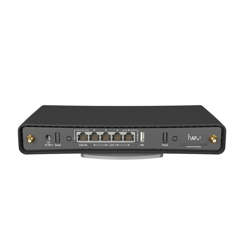 Бездротовий маршрутизатор (роутер) Mikrotik hAP ac3 (RBD53iG-5HacD2HnD)