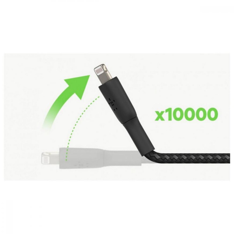 Кабель Lightning Belkin USB 2.0 AM to Lightning 2m (CAA002BT2MBK)