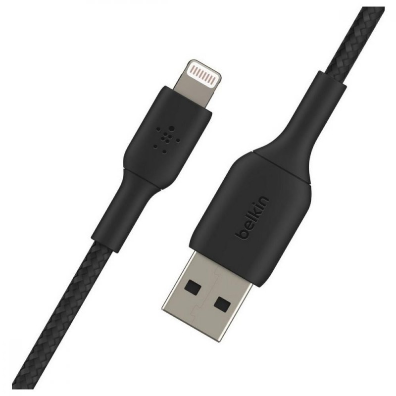 Кабель Lightning Belkin USB 2.0 AM to Lightning 2m (CAA002BT2MBK)