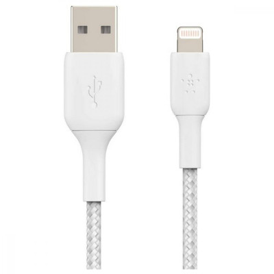 Кабель Lightning Belkin USB-A - Lightning 2m White (CAA002BT2MWH)