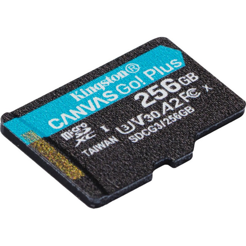 Карта пам'яті Kingston 256 GB microSDXC class 10 UHS-I U3 Canvas Go! Plus SDCG3/256GBSP