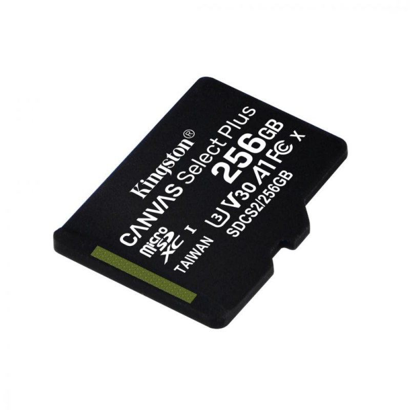 Карта пам'яті Kingston 256 GB microSDXC Class 10 UHS-I U3 Canvas Select Plus SDCS2/256GBSP