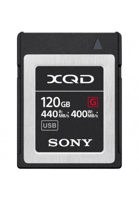 Картка пам'яті Sony 120 GB XQD G Series PCI Express 3.0 (QDG120F)