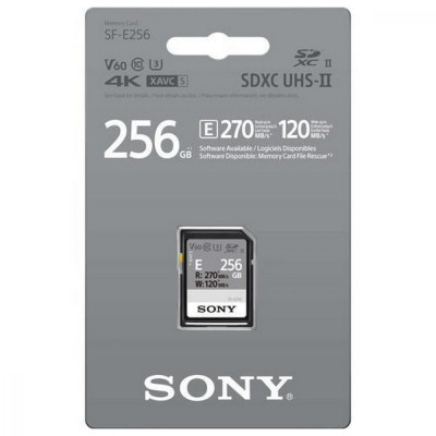 Картка пам'яті Sony 256 GB SDXC UHS-II U3 V60 SFE256.ET4 Картка пам'яті Sony 256 GB SDXC UHS-II U3 V60 SFE256.ET4