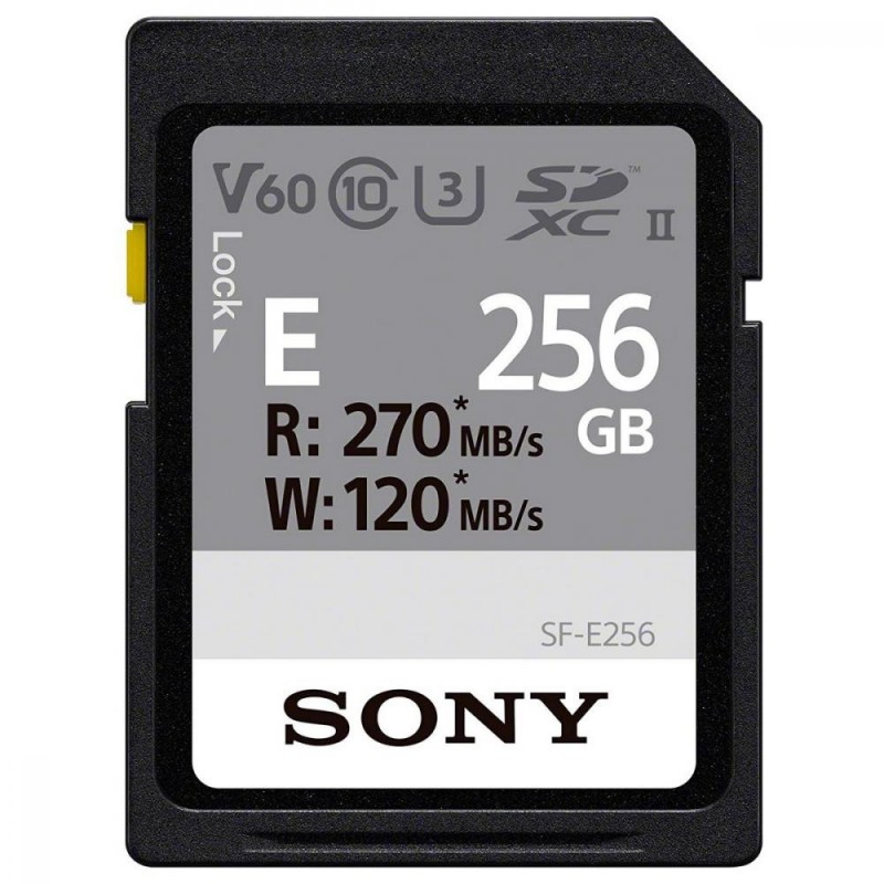 Картка пам'яті Sony 256 GB SDXC UHS-II U3 V60 SFE256.ET4