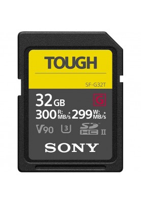 Карта пам'яті Sony 32 GB SDHC UHS-II U3 V90 TOUGH SF32TG