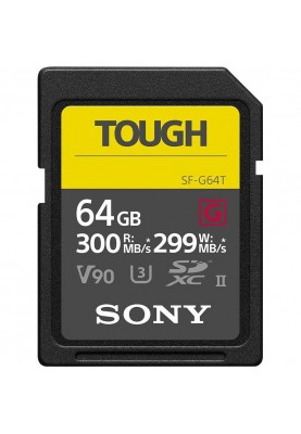 Карта пам'яті Sony 64 GB SDXC UHS-II U3 V90 TOUGH SF64TG