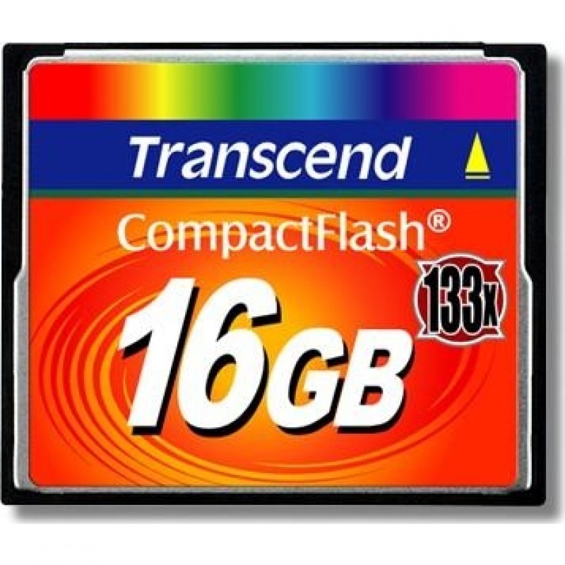 Карта пам'яті Transcend 16 GB 133X CompactFlash Card TS16GCF133