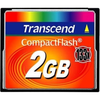 Карта пам'яті Transcend 2 GB 133X CompactFlash Card TS2GCF133