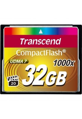 Карта пам'яті Transcend 32 GB 1000X CompactFlash Card TS32GCF1000