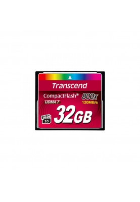 Карта пам'яті Transcend 32 GB 800X CompactFlash Card TS32GCF800
