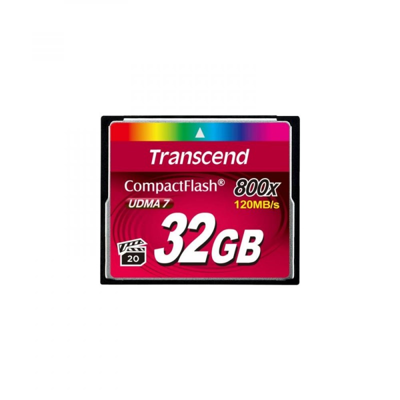 Карта пам'яті Transcend 32 GB 800X CompactFlash Card TS32GCF800