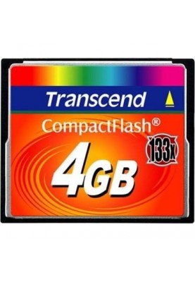 Карта пам'яті Transcend 4 GB 133X CompactFlash Card TS4GCF133