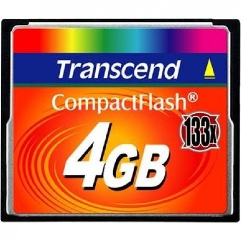 Карта пам'яті Transcend 4 GB 133X CompactFlash Card TS4GCF133